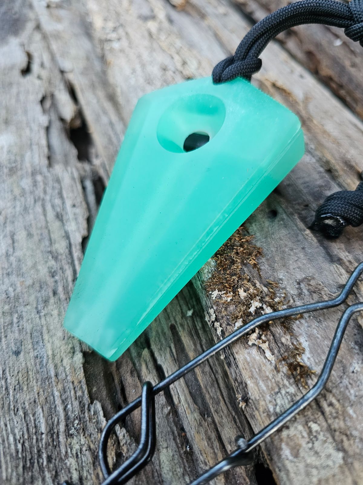 Pintail -Jade Bead Blasted with Jade Mica