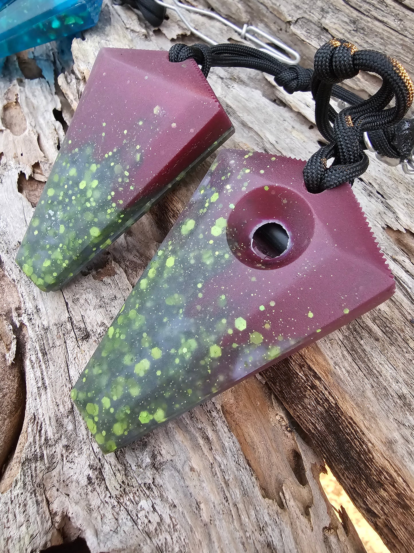 Pintail - Purple with Purple Tint and Green Holo Glitter - THE JOKER
