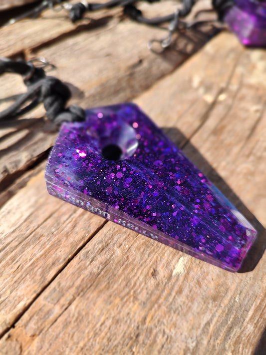 Pintail -Purple Glitter